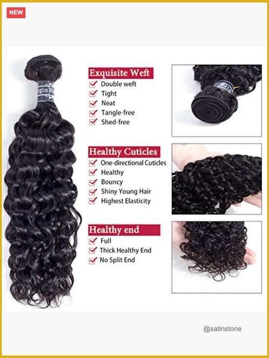 Brazilian Virgin Kinky Curly Human Hair Weave 3 Bundles 14-16-18in 285g